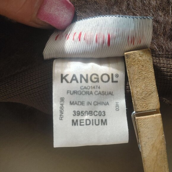 Kangol Furgora Vintage Casual Hat Medium Brown Angora Blend - Picture 3 of 11